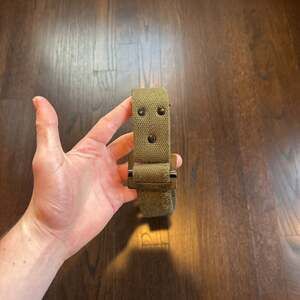 US Army M1936 Pistol Belt Military Web Belt OD Green Cotton Canvas